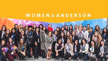 Group photo of UCLA Anderson women 